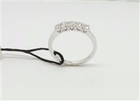 Tribano - Via Roma, 9 - Ring Recarlo Woman Anniversary in White Gold Diamante 0.45 Ct XB734/045-16 - XB734/045-16